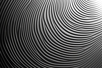 Obraz premium Abstract grayscale image of curved lines. Perfect for backgrounds, textures, or design projects needing a modern feel.