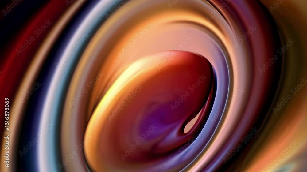 Poster abstract multicolored liquid metal texture with gradients. modern art concept