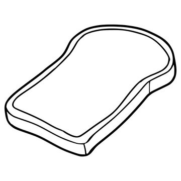 recommend clip art: toast illustration hand drawn outline vector	