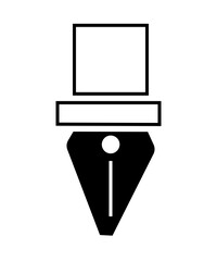 Pen tool icon with sharpness