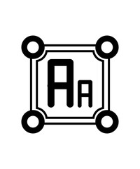 Font editor icon 