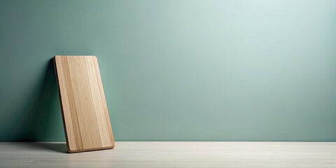 Vertical Overview of a Slant Board on Solid Color Backdrop for Clean and Clinical Aesthetic in Landscape Photography