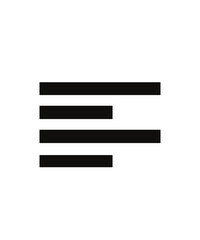 Fototapeta premium Left alignment icon