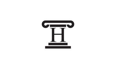 H logo