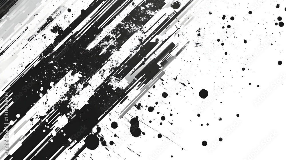 Poster stunning abstract background featuring a dynamic monochrome splash of paint and fluid motion this di