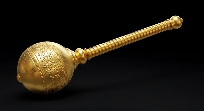 Hanuman, the mighty monkey god and devotee of Lord Rama, is often depicted carrying a mace (gada). This mace symbolizes his strength, power, and readiness to fight against evil.