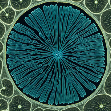 Microscopy of Microsporum gypseum, Microsporum gypseum microconidia