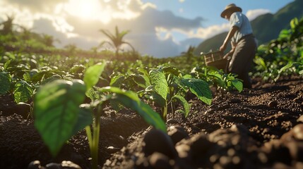 Ecofriendly fair trade farmer practices 