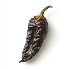 Dried Chipotle Pepper Image  Uses on white background