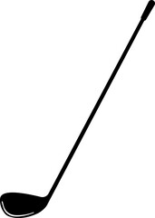 Golf club icon.golf stick for sports apps, websites and design element. Game equipment. Professional sport, classic golf club for official competitions and tournaments. Isolated illustration.