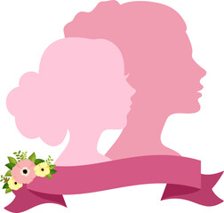 International Women's Day Silhouette Banner