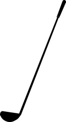 Golf club icon.golf stick for sports apps, websites and design element. Game equipment. Professional sport, classic golf club for official competitions and tournaments. Isolated illustration.