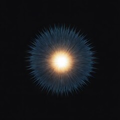 Fototapeta premium energy power explosion effect isolated on a black background