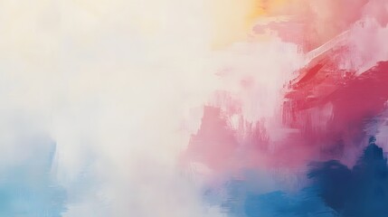 Vibrant Watercolor Splash of Colorful Expression in Abstract Painting