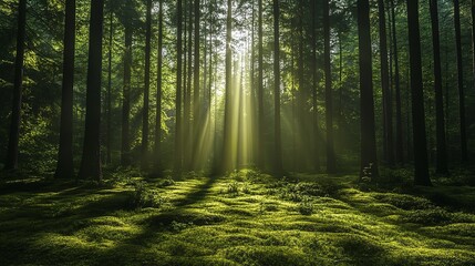 Obraz premium Elegant International Day of Forests Background