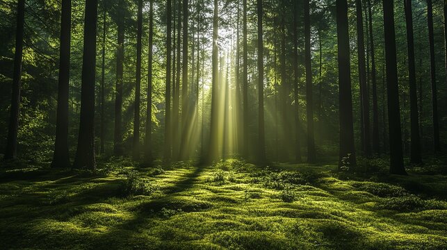 Elegant International Day of Forests Background - Powered by Adobe