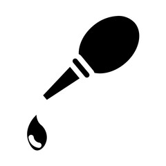 rubber pipette_1 solid icon