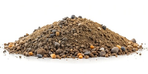 Dry, Dusty Ground Texture with Small Pebbles &acirc;&euro;&ldquo; Stock Photo