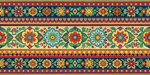 Decorative Borders -  Bold & Bright Patterns