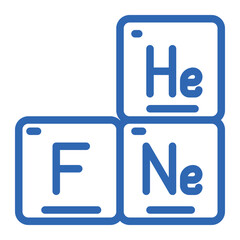 periodic table color icon