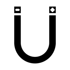 magnet u solid icon