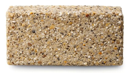 Exposed Aggregate Ground Stone Texture: Rough Surface Detail Stock Photo
