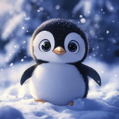 A cute penguin