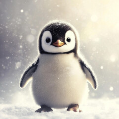 Fototapeta premium A cute penguin