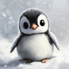 Fototapeta premium A cutie penguin