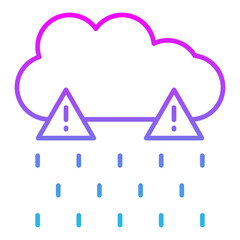 Acid rain Icon