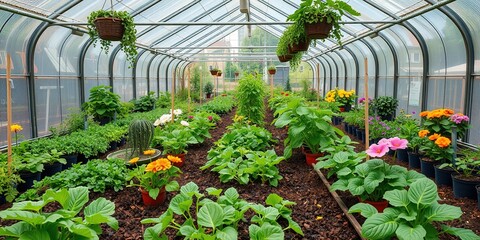 Sustainable Urban Farming: Greenhouse Nurtures Neighborhood Plots