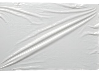 Obraz premium Wrinkled White Plastic Sheet Texture for Packaging and Design