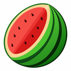 Vector illustration of watermelon 