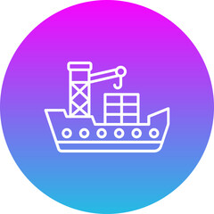 Fototapeta premium Freight Icon