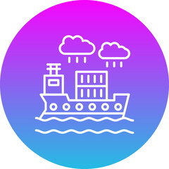 Naklejka premium Cargo shipping Icon