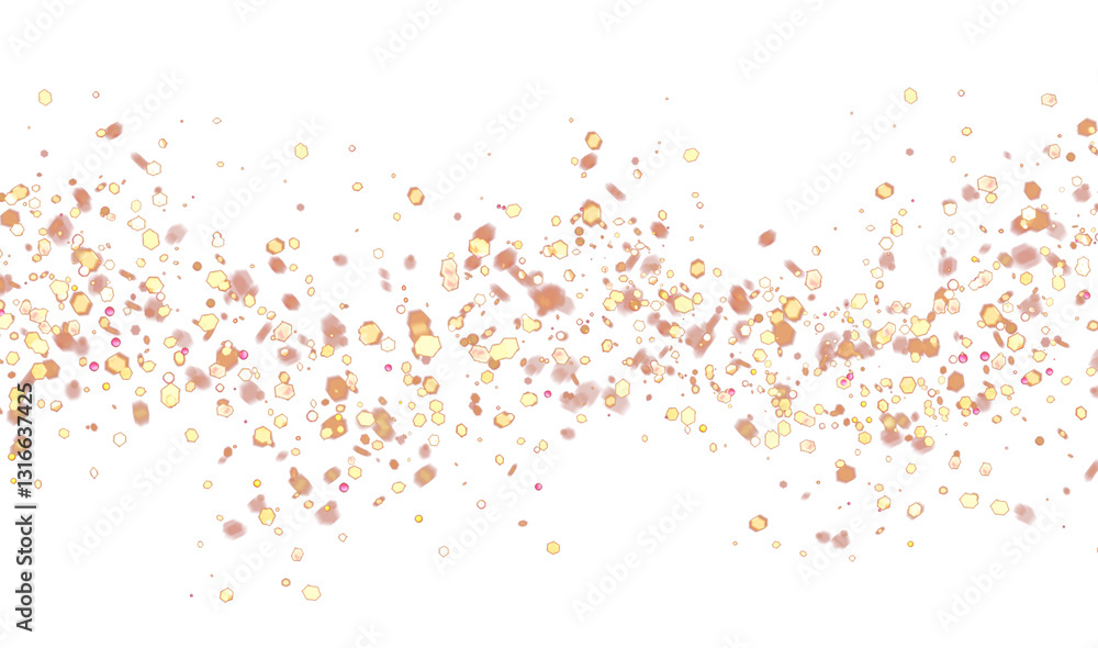 Canvas Prints glittering dust particles seamless on transparent background. glittering sparkling dust particles, p