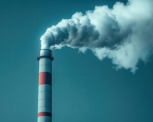 A carbon capture plant removing CO2 from the atmosphere and storing it underground, Climate Change, Essential and forwardthinking