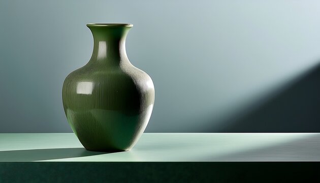 "Minimalist Celadon Vase &ndash; Elegant and Timeless Design"