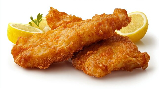 Indulge in a delectable seafood sensation with these crispy fried fish fillets, a culinary masterpiece that combines the delicate flavor of fresh fish with a satisfyingly crunchy exterior Each fillet