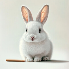 Obraz premium A cutie rabbit