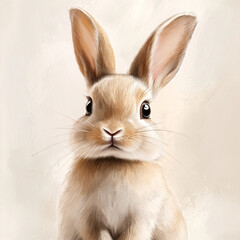Fototapeta premium A cutie rabbit