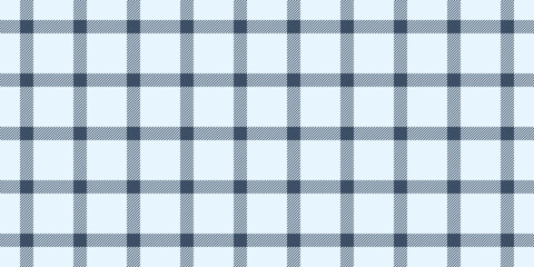 Package check tartan texture, old background pattern seamless. Individuality vector fabric textile plaid in light and blue colors.