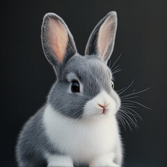 Obraz premium A cutie rabbit