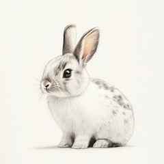 Obraz premium A cutie rabbit