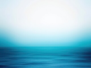 Obraz premium Soft gradient of blue tones creating a serene ocean-like atmosphere, perfect for peaceful designs, websites, or presentations.