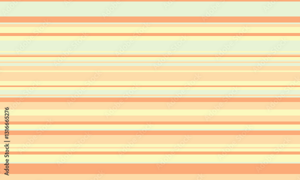 Aufkleber geometric stripes seamless vector pattern with horizontal lines in varied colours, creating an abstr