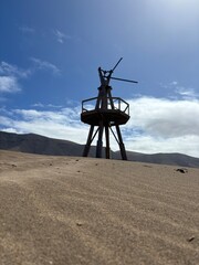 windmill in the desert