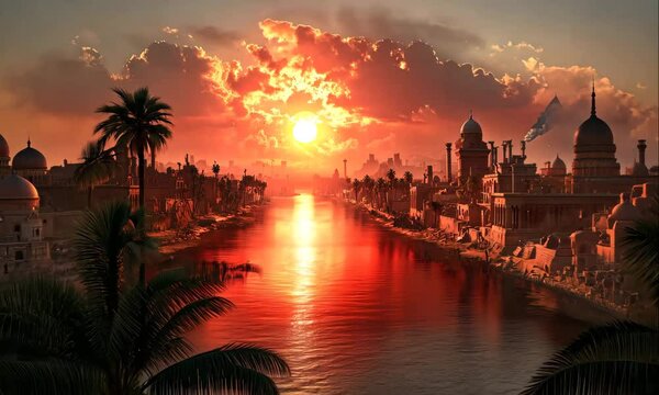 The First Egyptian Plague, Water Turned to Blood