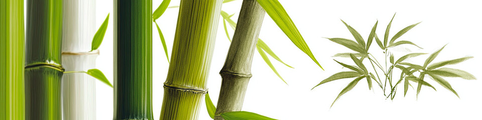 Fototapeta premium Ethereal Beauty of Himalayan Bamboo Flourishing in Its Natural Habitat