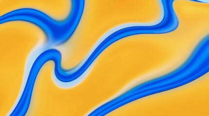 Digital Abstract Art with High-Tech Aesthetics, Abstract Fluid Art Glow.
